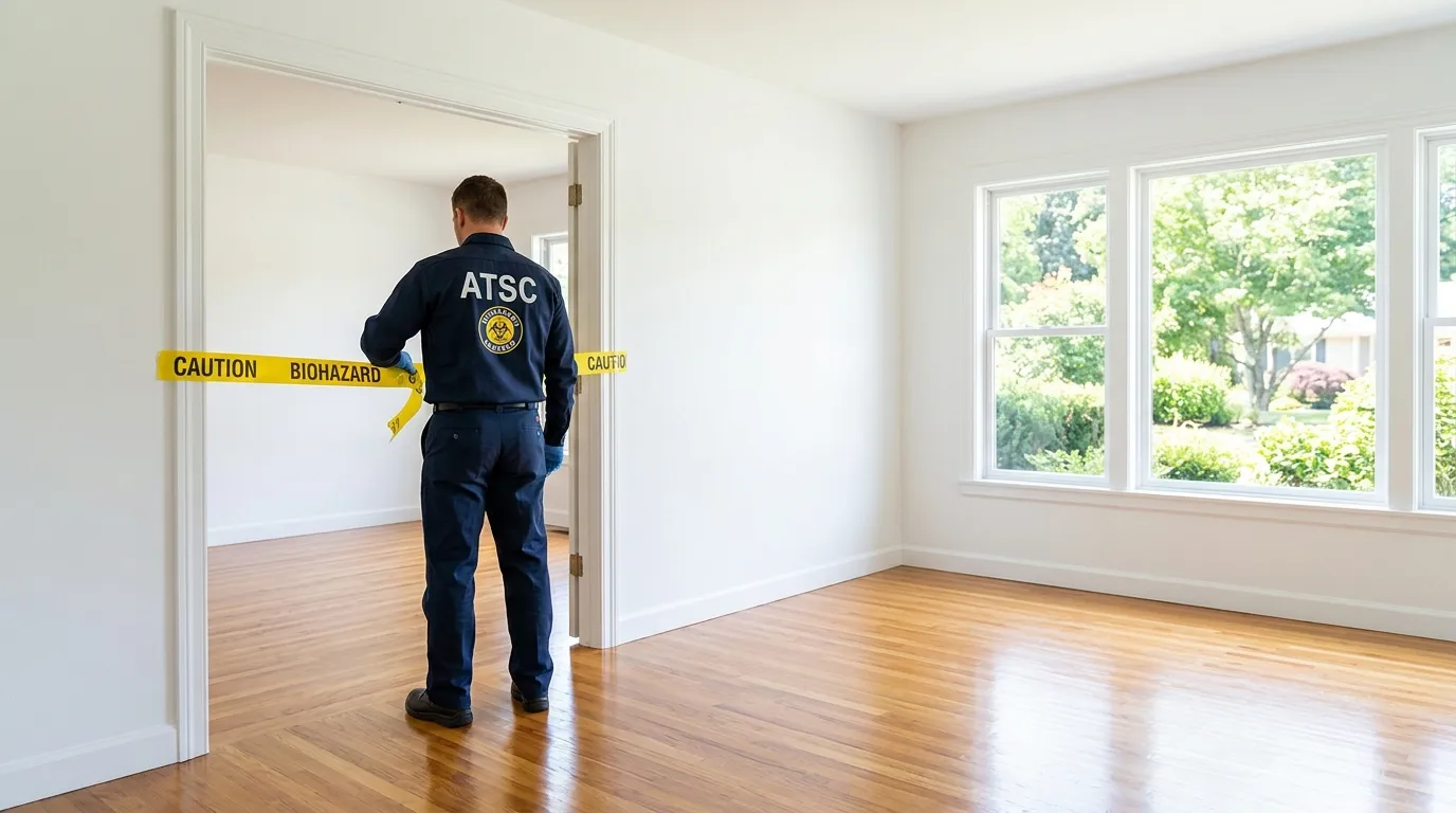 Certified biohazard cleanup crew performing Trauma Scene Cleanup in Anacostia